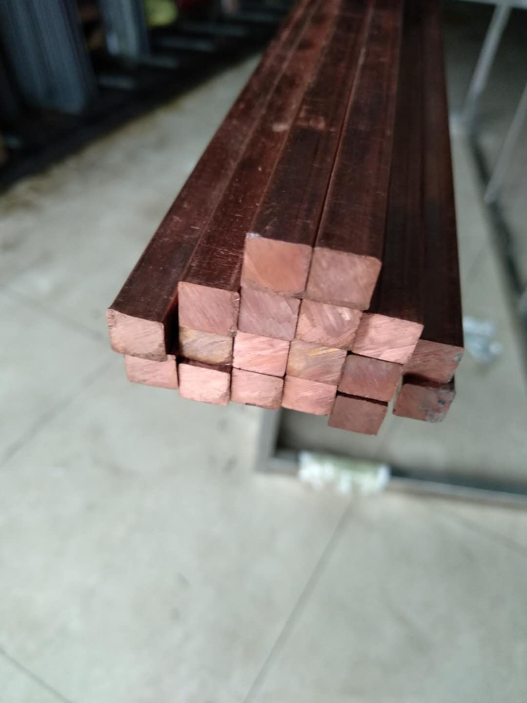 T2紫銅(紅銅)方棒 T2紫銅(紅銅)方棒